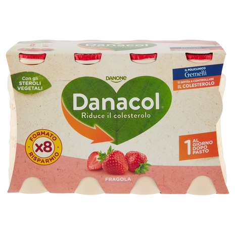 Danacol Fragola 8 x 100 g